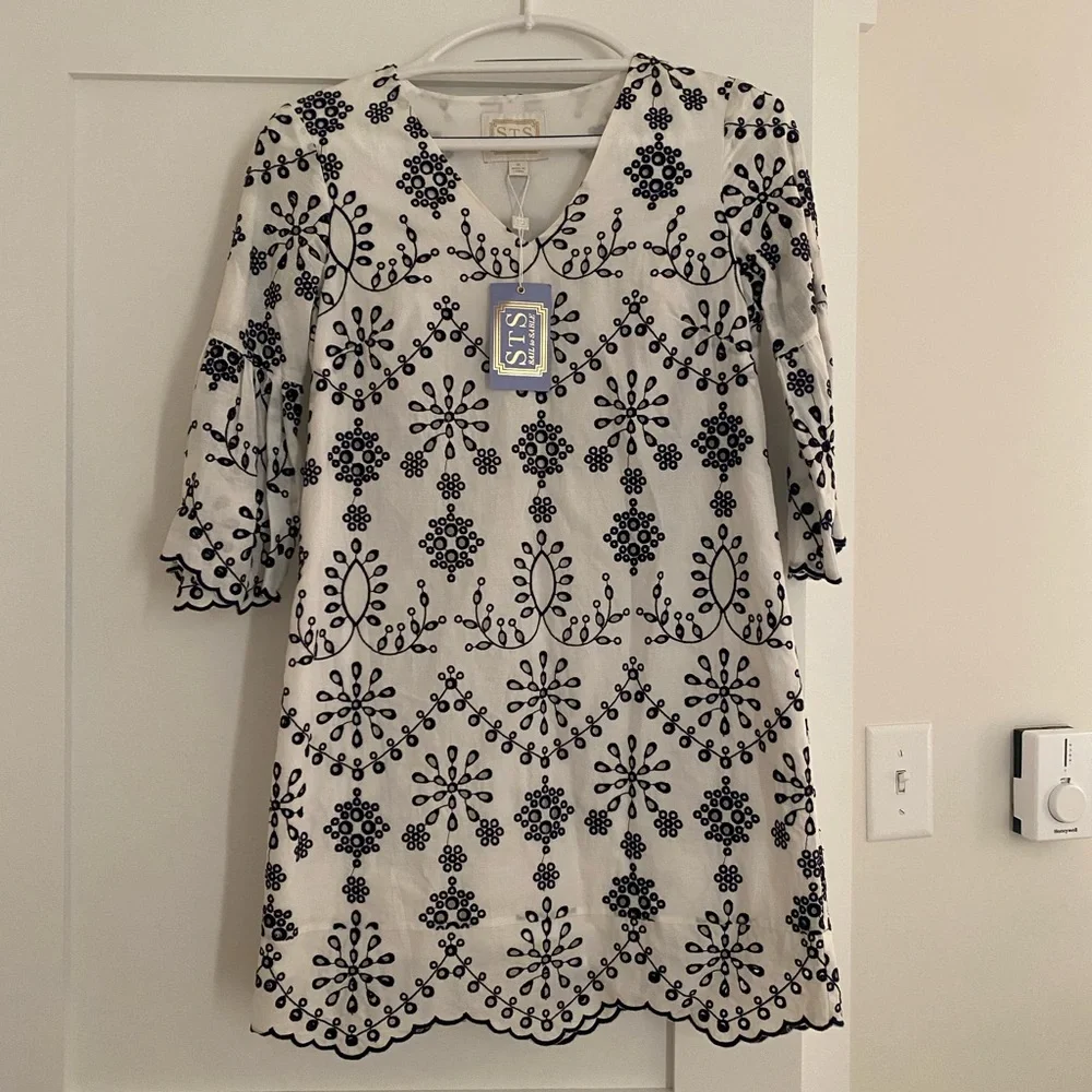 Sail to Sable Eyelet Dress Size 0 - Picture 6 of 7